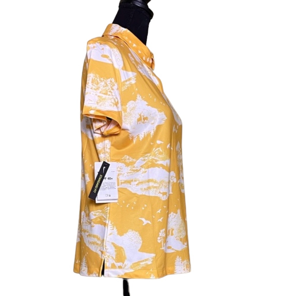 Nike Ladies Dry-FIT UV French Printed Polo NWT  (M) - Picture 3 of 11
